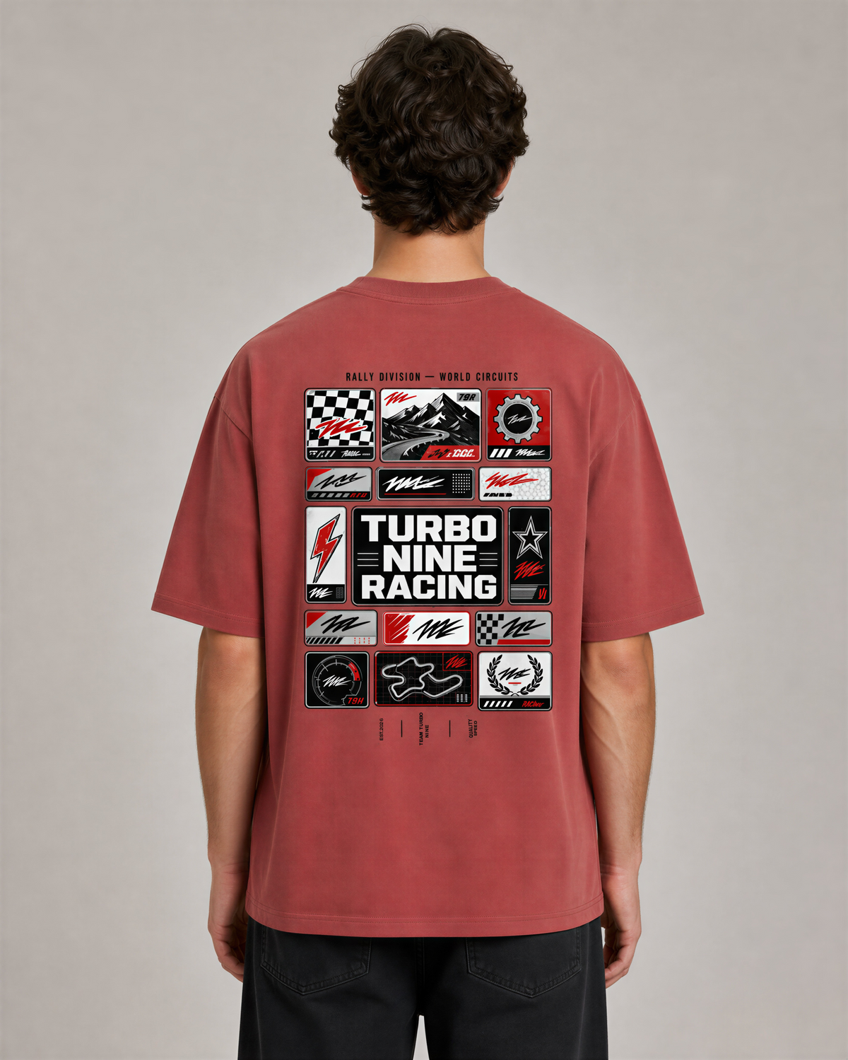 TURBO NINE — Rally Division Tee | Weavr