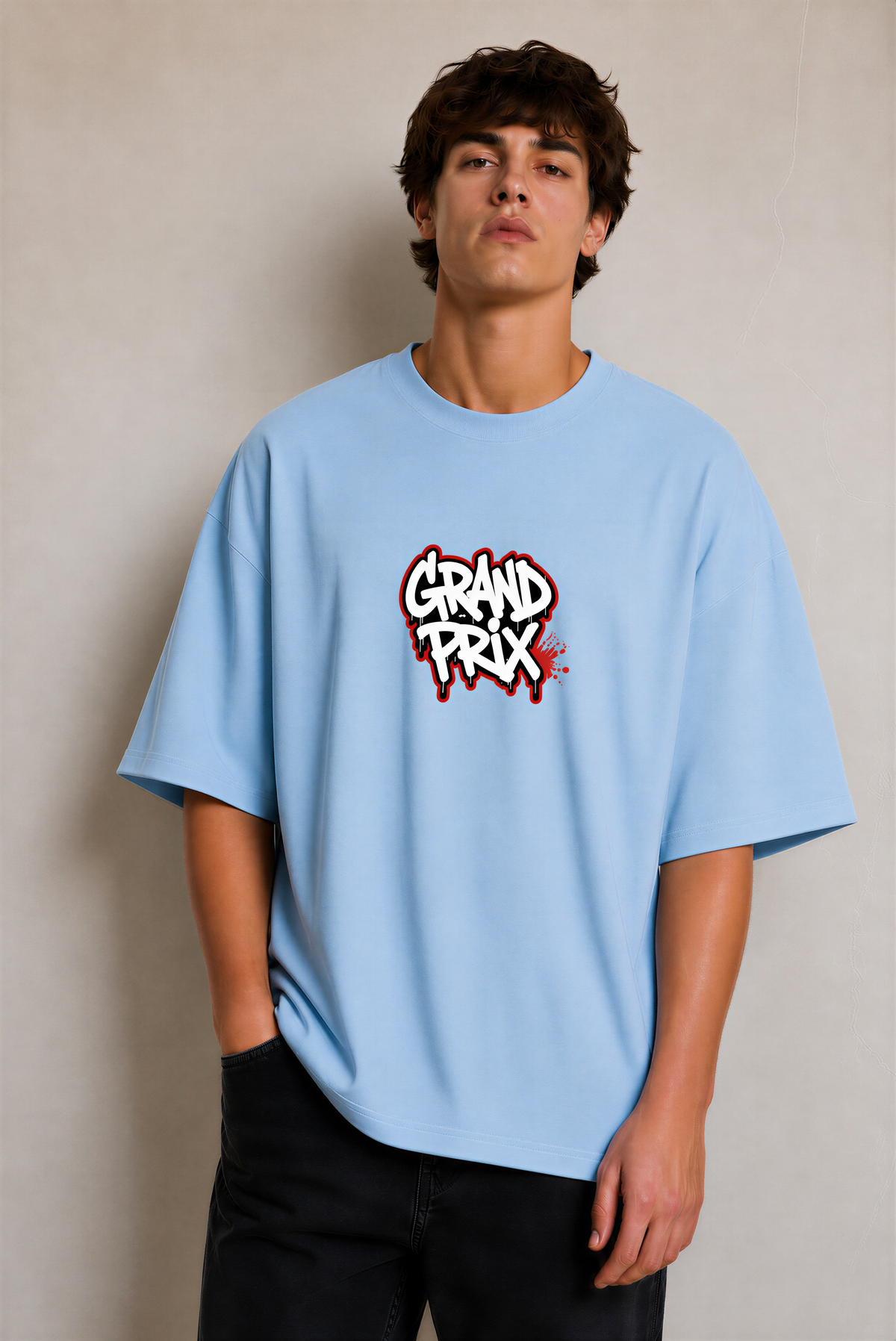 GRAND PRIX French Terry Oversized Tee | WEAVR