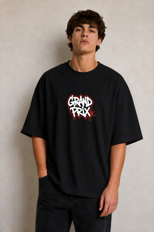 GRAND PRIX French Terry Oversized Tee | WEAVR
