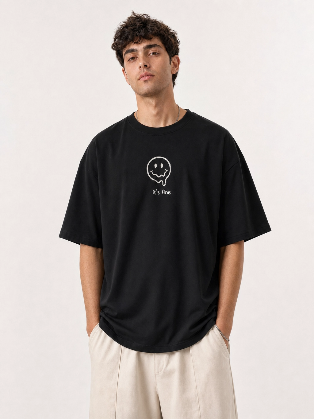 It's Fine Unisex Oversized T-Shirt | WEAVR