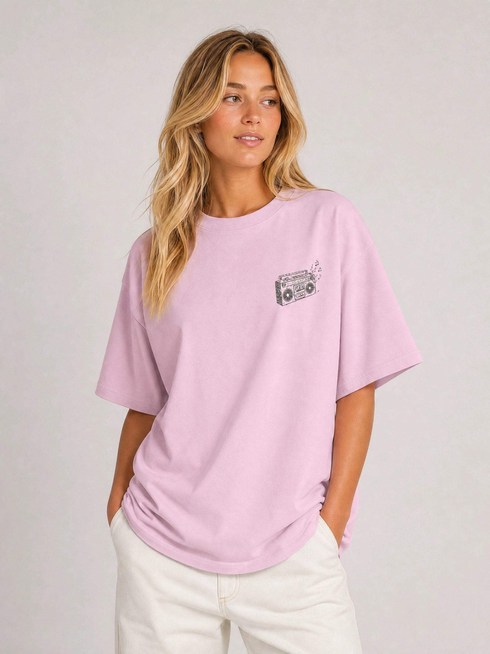 Feel The Vibe Unisex Oversized T-Shirt | WEAVR