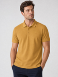 Men's Mustard Yellow Polo T-Shirt | WEAVR
