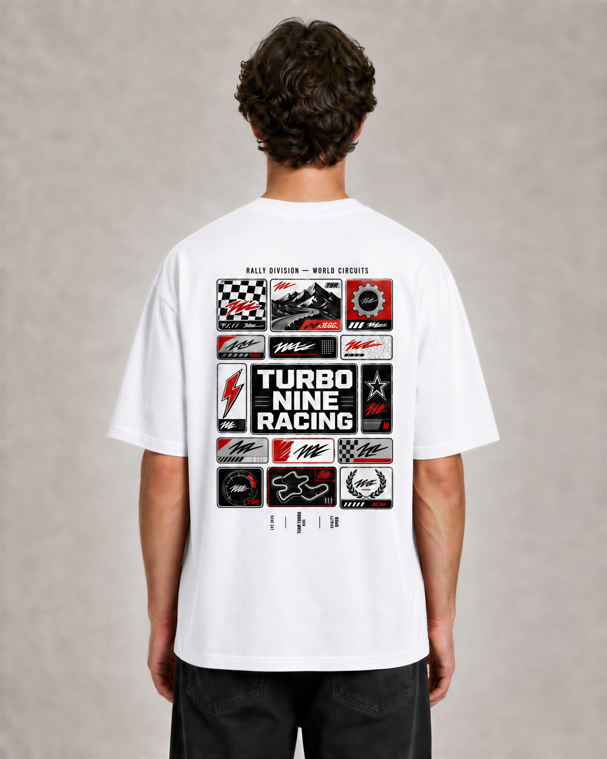 TURBO NINE — Rally Division Tee | Weavr