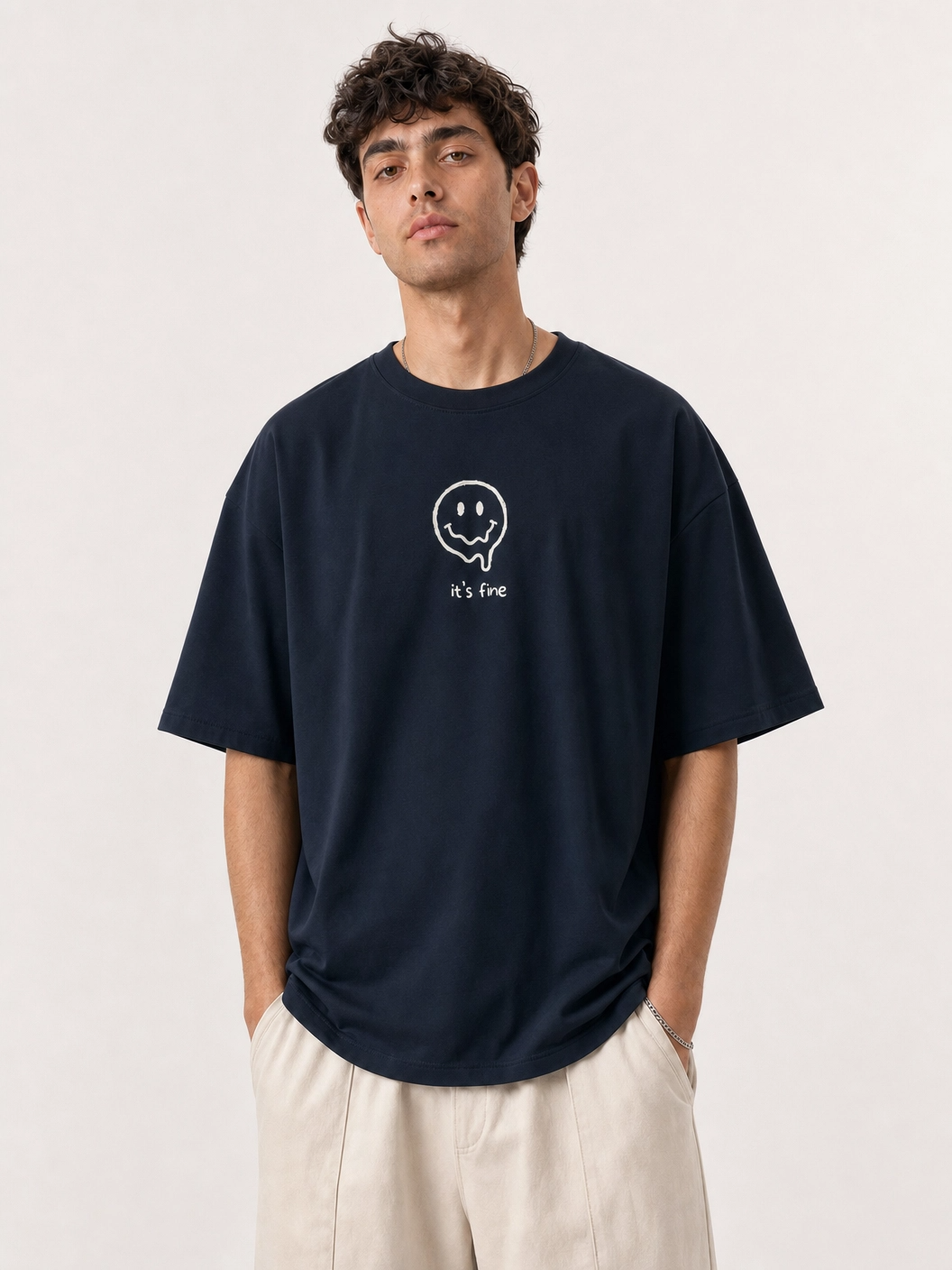 It's Fine Unisex Oversized T-Shirt | WEAVR