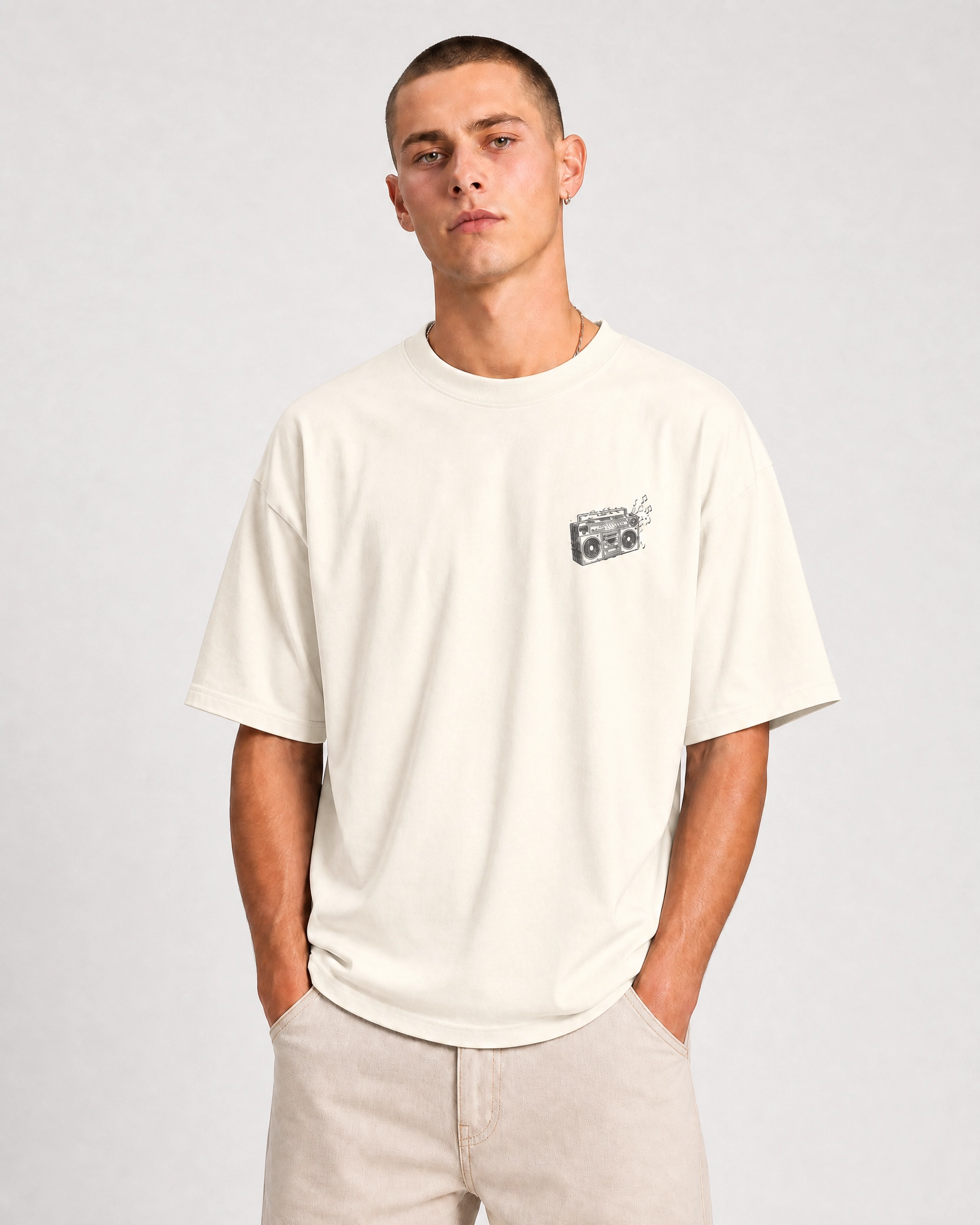 Feel The Vibe Unisex Oversized T-Shirt | WEAVR