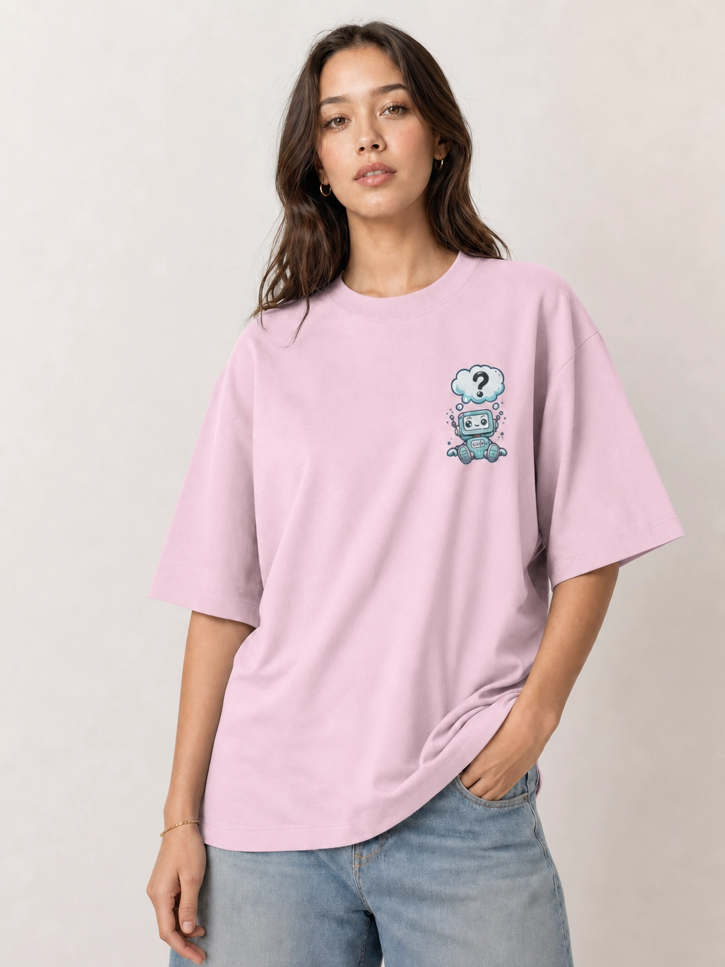 Overthinking Solves Nothing Unisex Oversized T-Shirt | WEAVR