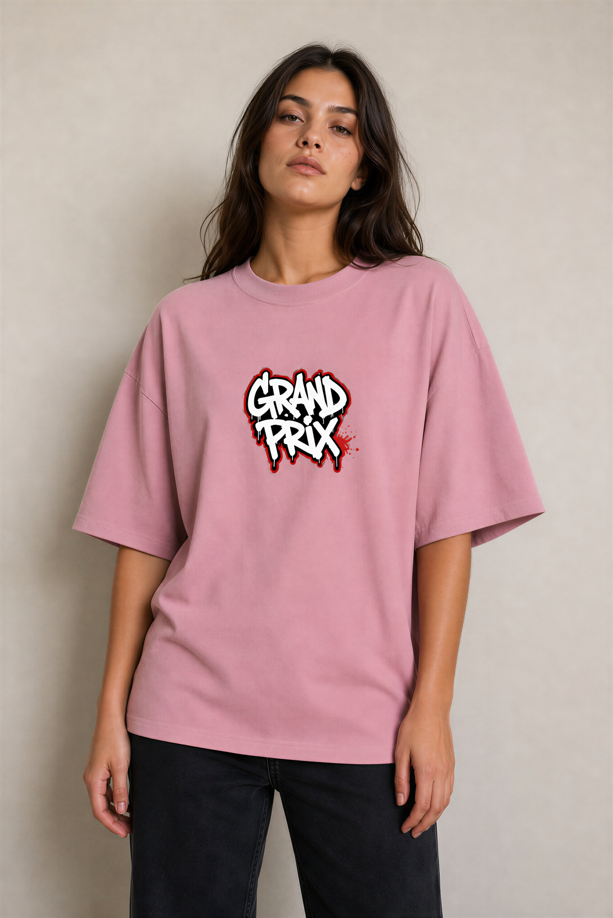 GRAND PRIX French Terry Oversized Tee | WEAVR