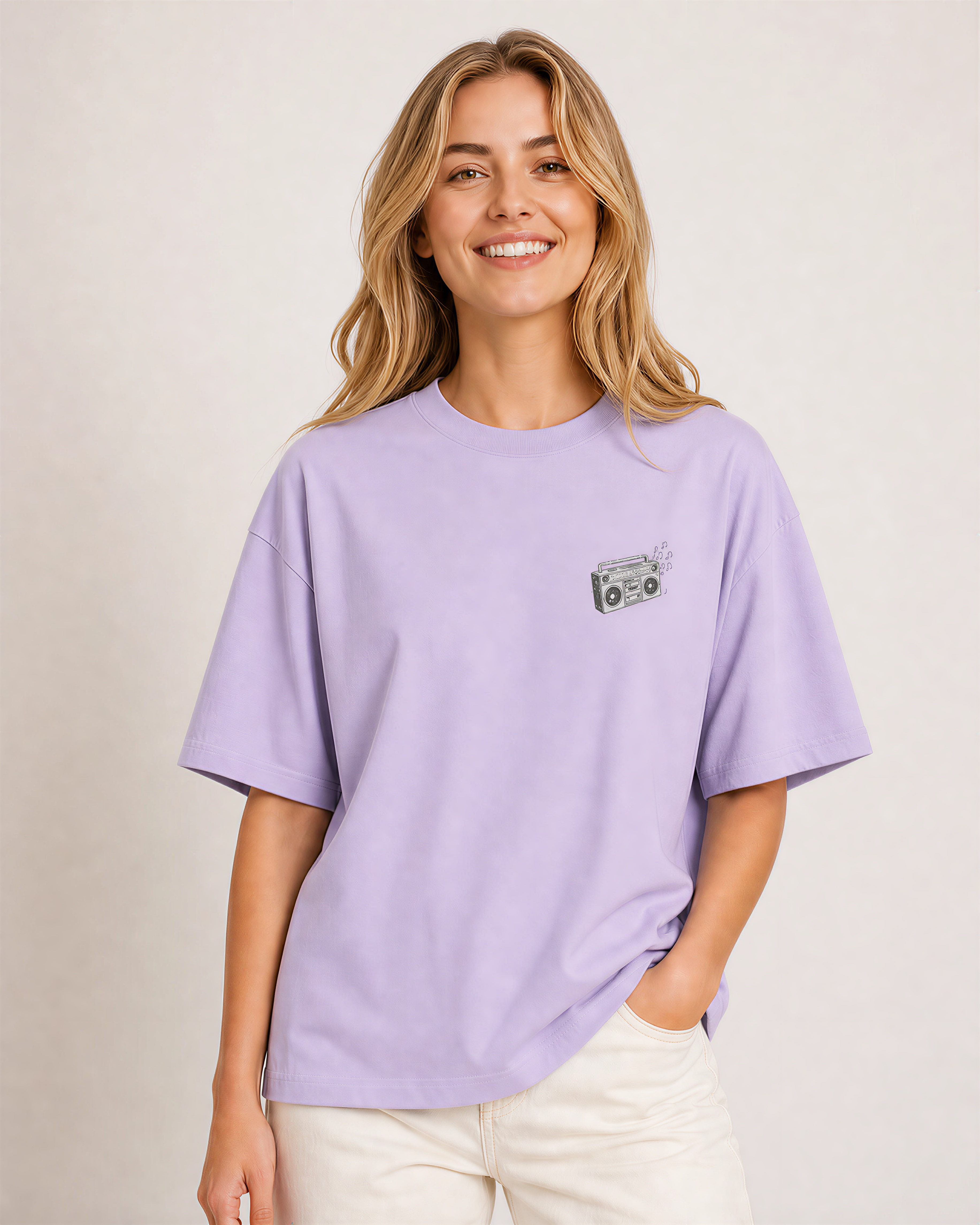 Feel The Vibe Unisex Oversized T-Shirt | WEAVR