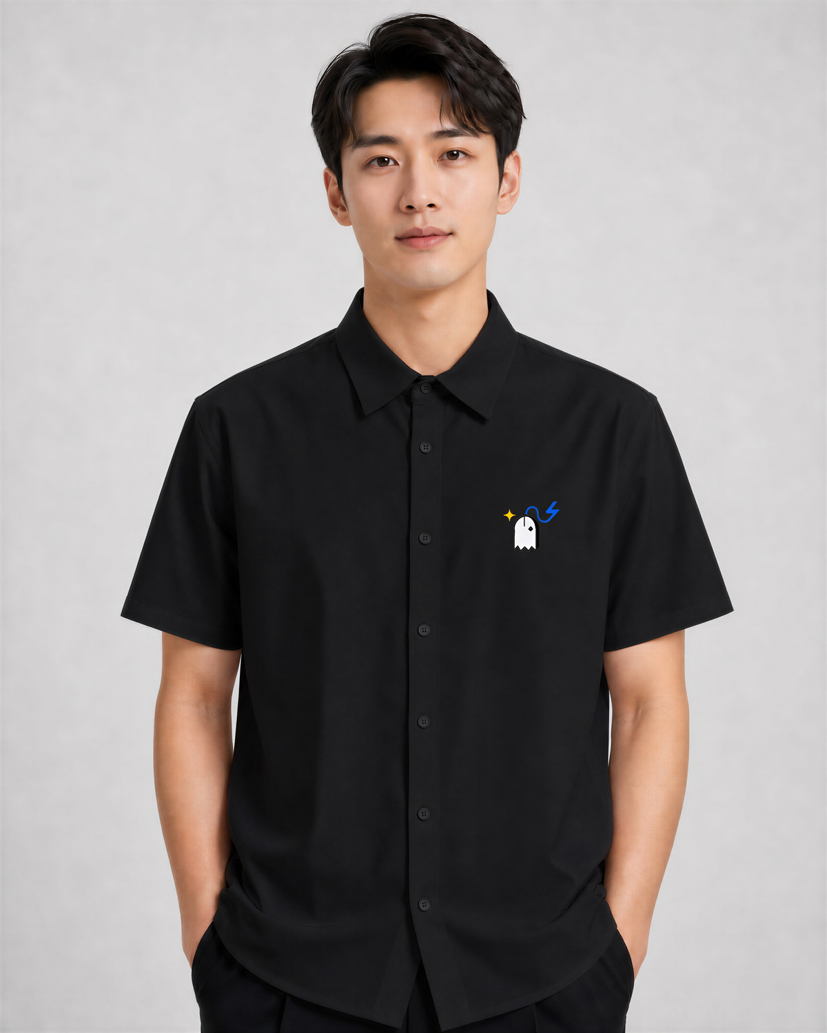Retro Ghost unisex Oversized Shirt | Weavr