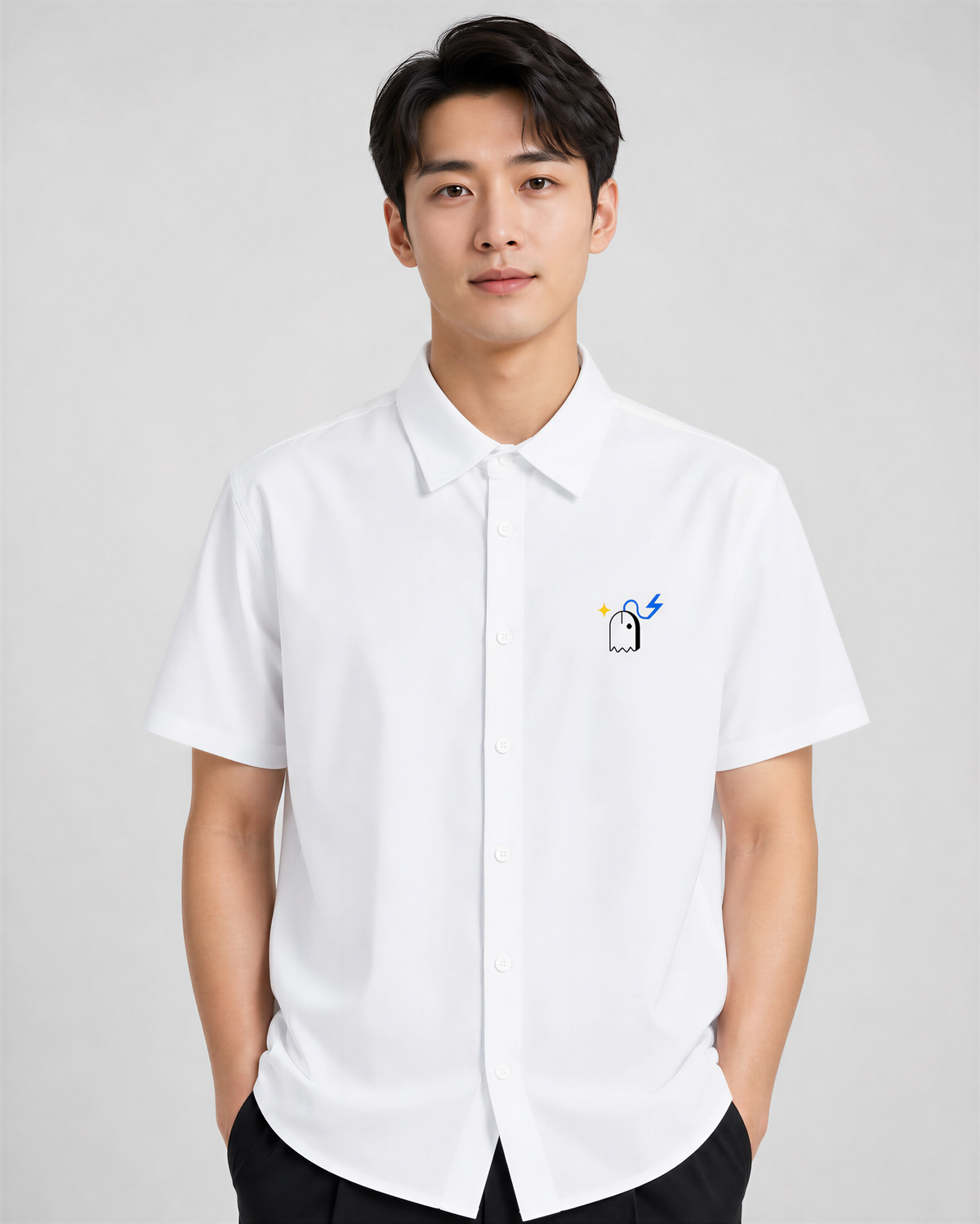 Retro Ghost unisex Oversized Shirt | Weavr