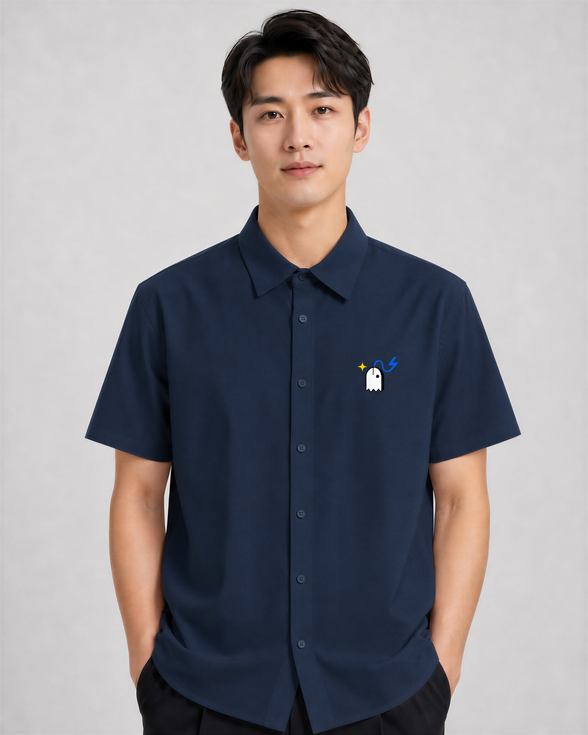 Retro Ghost unisex Oversized Shirt | Weavr