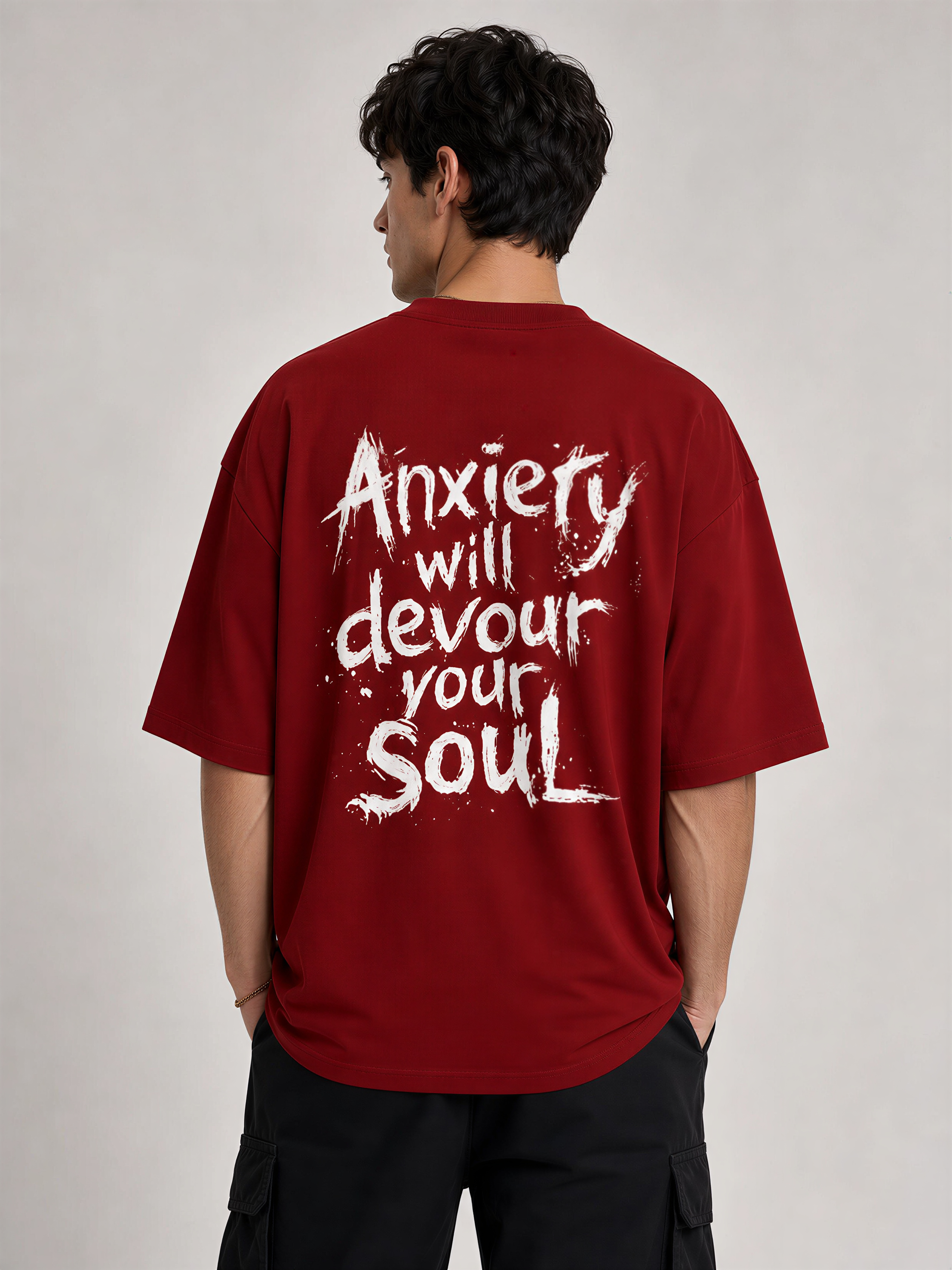 DEVOUR Unisex French Terry Oversized T-Shirt | WEAVR