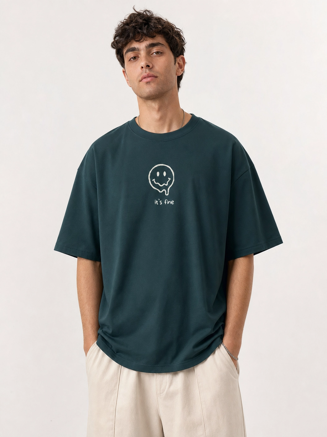 It's Fine Unisex Oversized T-Shirt | WEAVR