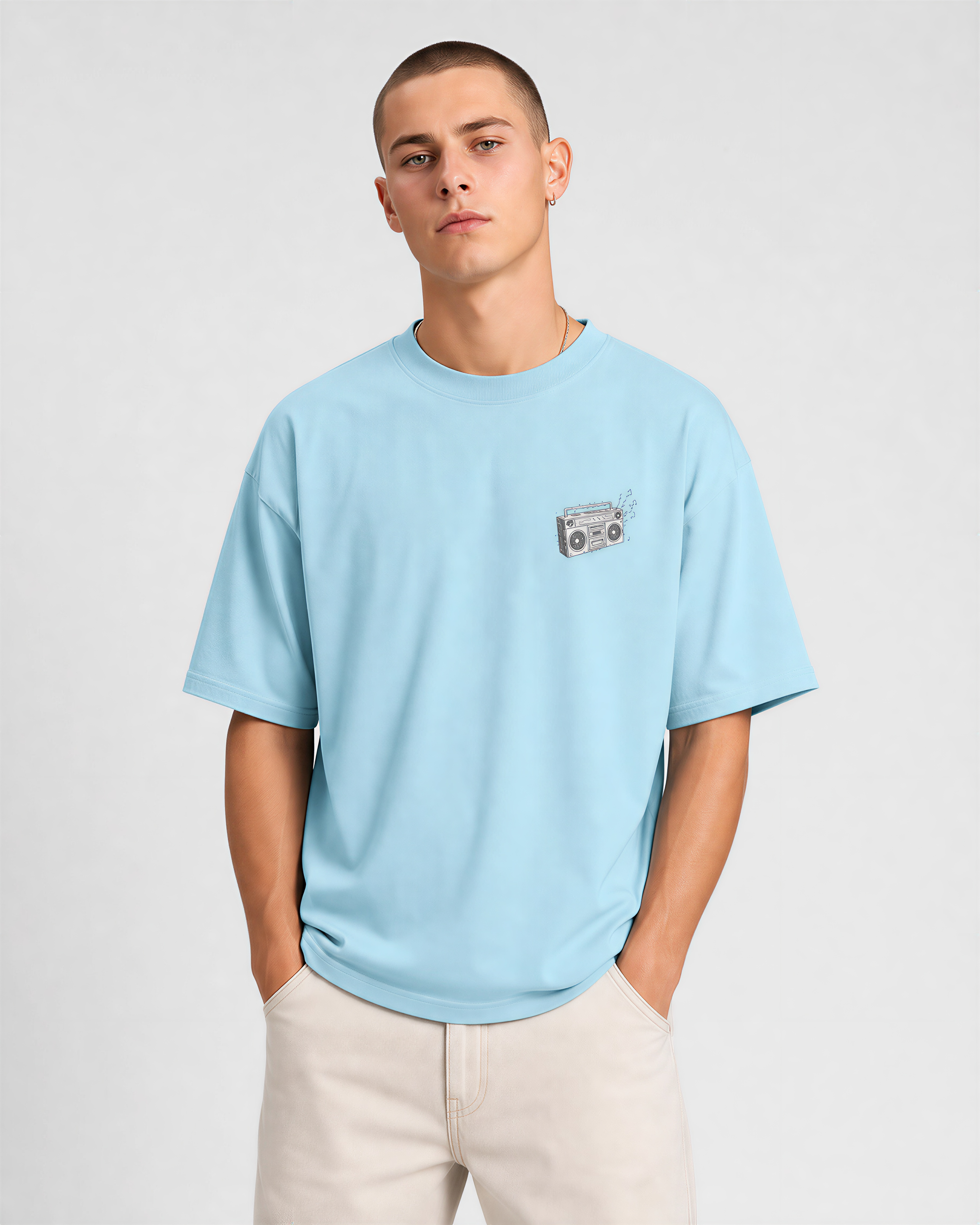 Feel The Vibe Unisex Oversized T-Shirt | WEAVR
