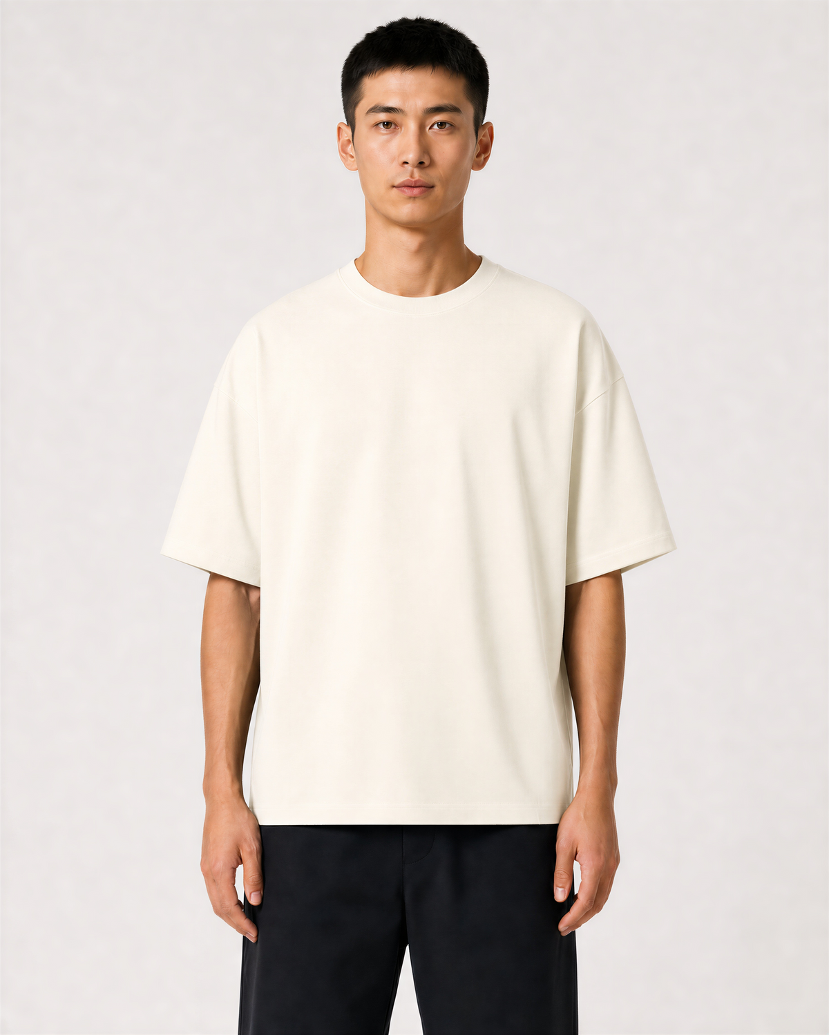 Unisex French Terry Oversized Tee | WEAVR Solids