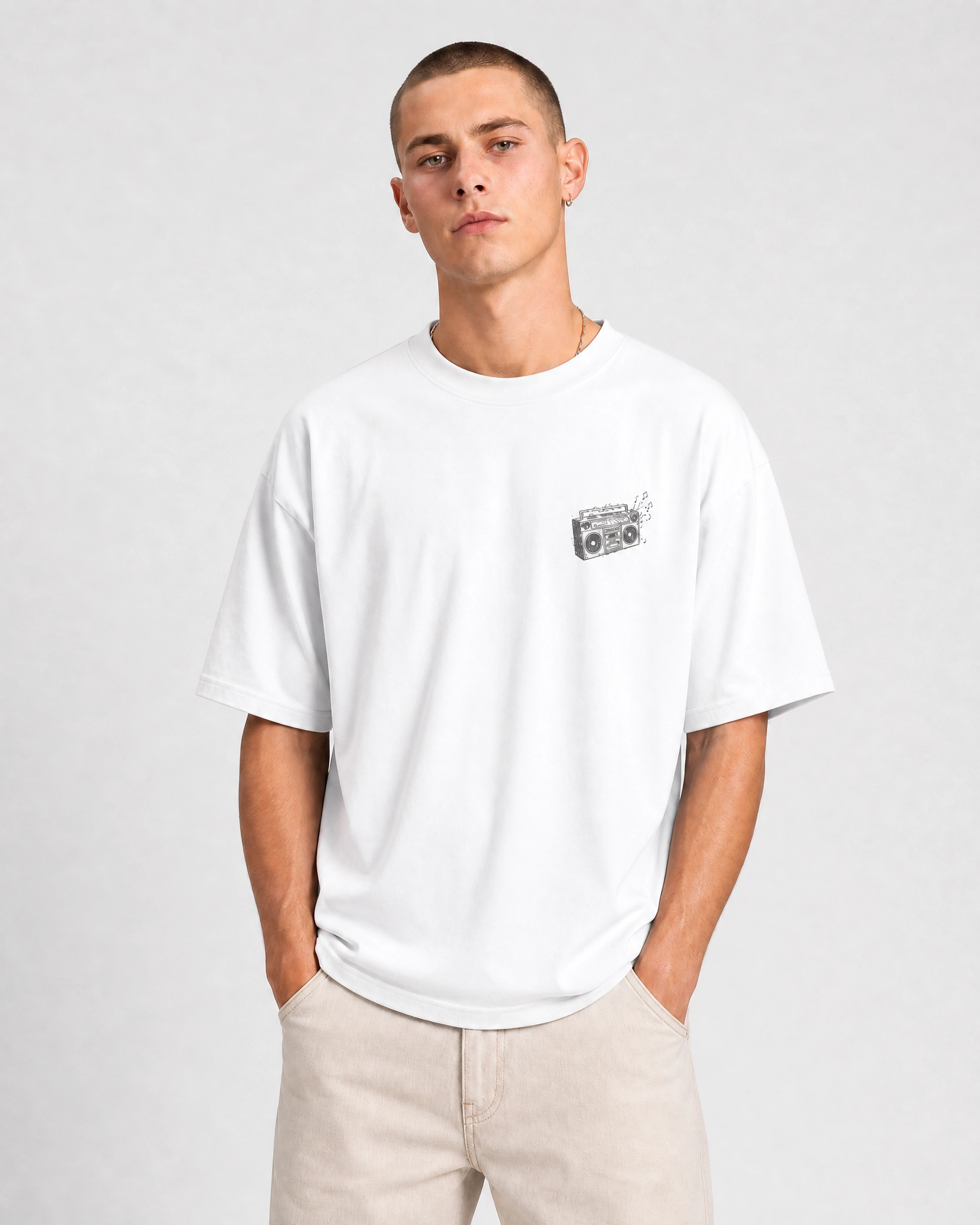Feel The Vibe Unisex Oversized T-Shirt | WEAVR